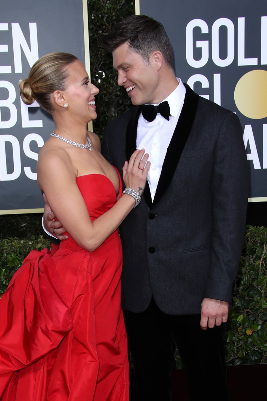 The couple at the Golden Globes 2020